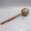 Moulin à prières tibétain globe cuivre 32 cm - Moulins à Prières tibétains
