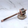 Moulin à prière bouddhiste 2 mantras 25 cm Objets rituels bouddhistes MAA19