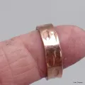 Anneau tibétain en laiton et cuivre martelé - Bijoux en Cuivre