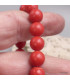 Bracelet mala tibétain en Corail bambou Bracelet Mala tibétain BRAM26