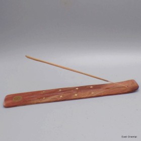 Porte-encens bhoutanais en bois Objets rituels bouddhistes PEL5