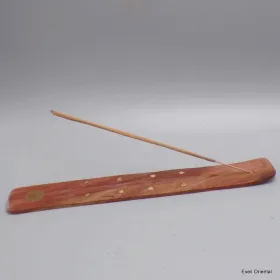 Porte-encens tibétain bhoutanais en bois - Porte-encens tibétains