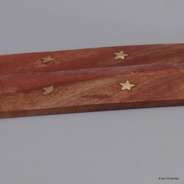 Porte-encens bhoutanais en bois Objets rituels bouddhistes PEL5