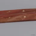 Porte-encens tibétain bhoutanais en bois - Porte-encens tibétains