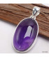 Pendentif en Améthyste cabochon forme ovale Bijoux en Améthyste LAM50.2