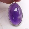 Pendentif en Améthyste cabochon forme ovale Bijoux en Améthyste LAM50.2