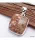Pendentif carré en Jaspe Faon Pendentifs pierres naturelles LAM72.3