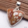 Pendentif triangulaire en Jaspe Faon Bijoux en Jaspe Faon LAM72.4