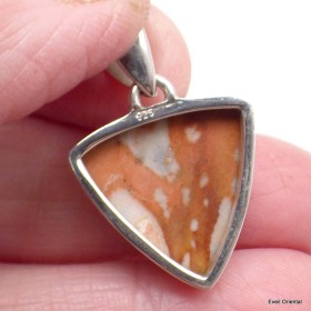 Pendentif triangulaire en Jaspe Faon Bijoux en Jaspe Faon LAM72.4