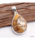 Pendentif pierre naturelle Jaspe brecchia Bijoux en Jaspe LAM62.2