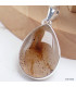 Pendentif goutte Agate de Yellow Stone (Montana) Pendentifs pierres naturelles LAM61