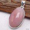 Pendentif oval Opale Rose du Pérou Pendentifs pierres naturelles LAM69
