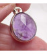 Pendentif en Améthyste violette taille damier Bijoux en Améthyste LAM51.2