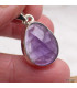 Pendentif en Améthyste facettée  Bijoux en Améthyste LAM51.3