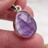 Pendentif en Améthyste facettée  Bijoux en Améthyste LAM51.3