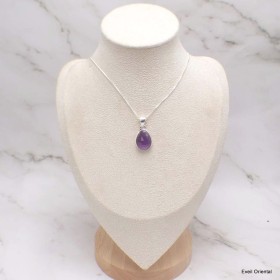 Pendentif en Améthyste facettée  Bijoux en Améthyste LAM51.3