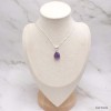 Pendentif en Améthyste facettée  Bijoux en Améthyste LAM51.3