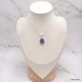 Pendentif en Améthyste facettée  Bijoux en Améthyste LAM51.3