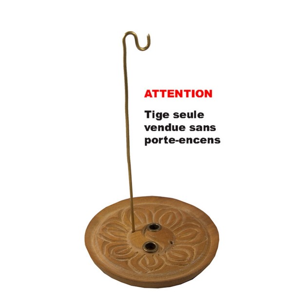 Tige en laiton porte-encens pour cordelette Encens tibétains, accessoires TIG1