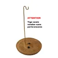 Porte-encens tibétain en laiton pour cordelette - Porte-encens tibétains