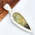 Pendentif goutte en Rhyolite Pendentifs pierres naturelles KC1