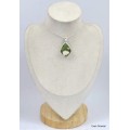 Pendentif Rhyolite verte rosée Pendentifs pierres naturelles KC1.2