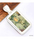 Pendentif Rhyolite verte bordeau Pendentifs pierres naturelles KC1.4