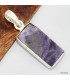 Petit Pendentif Charoite de Russie rectangulaire Pendentifs pierres naturelles KC2.4