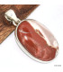 Pendentif Jaspe Rouge irisé oval Bijoux en Jaspe KC3