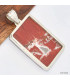 Gros Pendentif Jaspe Rouge irisé rectangulaire Bijoux en Jaspe KC3.1