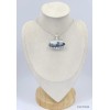 Pendentif Merlinite Opale dendritique ovale Pendentifs pierres naturelles KC4