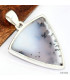 Pendentif Merlinite Opale dendritique triangulaire Pendentifs pierres naturelles KC4.1