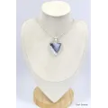 Pendentif Merlinite Opale dendritique triangulaire - Pendentifs pierres naturelles