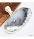 Pendentif Opale blanche dendritique Merlinite Pendentifs pierres naturelles KC4.3