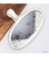 Pendentif Opale blanche dendritique Merlinite Pendentifs pierres naturelles KC4.3