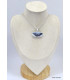 Pendentif Opale blanche dendritique Merlinite Pendentifs pierres naturelles KC4.3