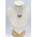 Pendentif Opale blanche dendritique Merlinite - Pendentifs pierres naturelles