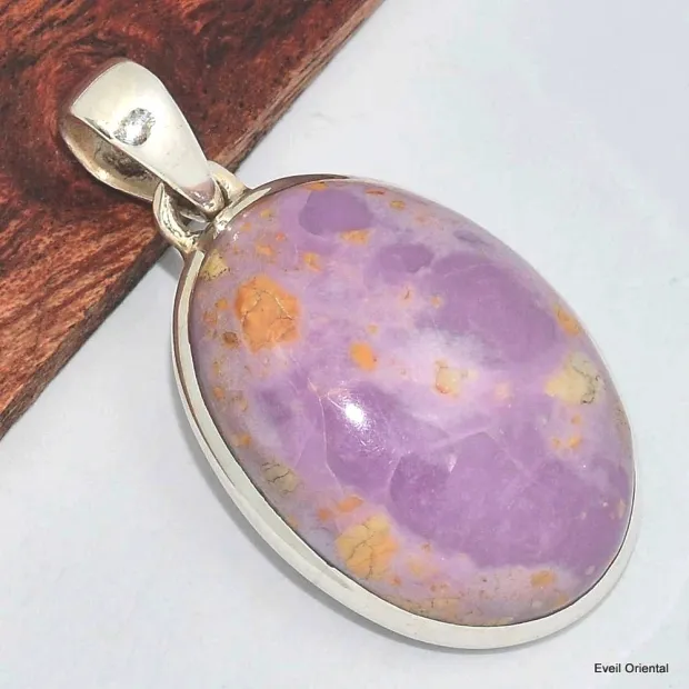 Pendentif Phosphosidérite oval - Pendentifs pierres naturelles