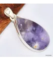 Pendentif Opale violette forme goutte - Bijoux en Opales