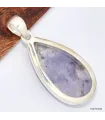 Pendentif Opale violette forme goutte - Bijoux en Opales