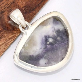 Pendentif Opale violette semi-ronde Bijoux en Opales KC6.2