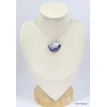 Pendentif Opale violette semi-ronde - Bijoux en Opales