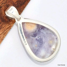 Pendentif goutte Opale violette de Morado Bijoux en Opales KC6.4