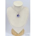 Pendentif goutte Opale violette de Morado Bijoux en Opales KC6.4