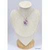 Pendentif oval Rubellite Tourmaline rose Bijoux en Tourmaline Rose KC7.2