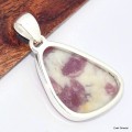 Pendentif Rubellite Tourmaline rose forme libre Bijoux en Tourmaline Rose KC7.3