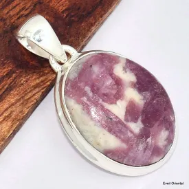 Pendentif Rubellite Tourmaline rose forme ovale - Bijoux en Tourmaline Rose