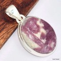 Pendentif Rubellite Tourmaline rose forme ovale Bijoux en Tourmaline Rose KC7.4