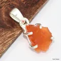 Petit pendentif Opale de feu serti griffes - Pendentifs pierres naturelles