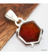 Grenat Hessonite naturel facetté Pendentifs pierres naturelles KC9